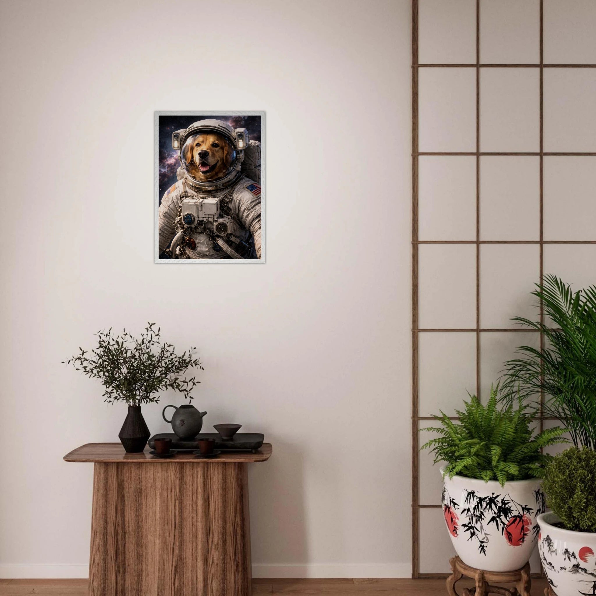 The Astronaut — Gerahmte Kosmos - Erinnerung hinter Plexiglas - FurTales