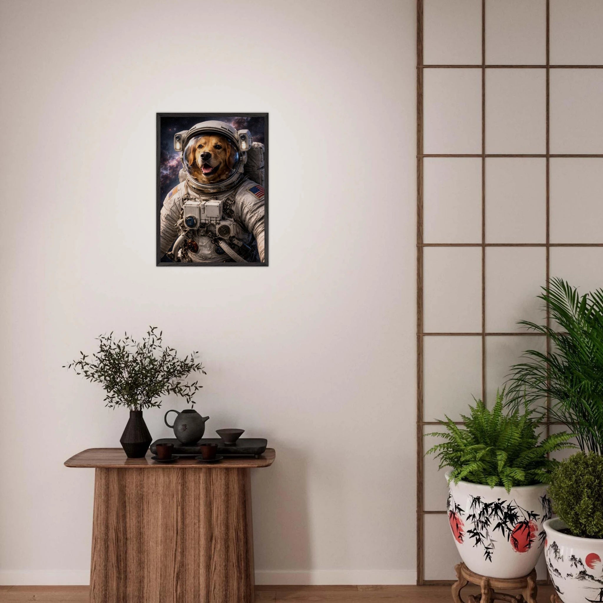 The Astronaut — Gerahmte Kosmos - Erinnerung hinter Plexiglas - FurTales