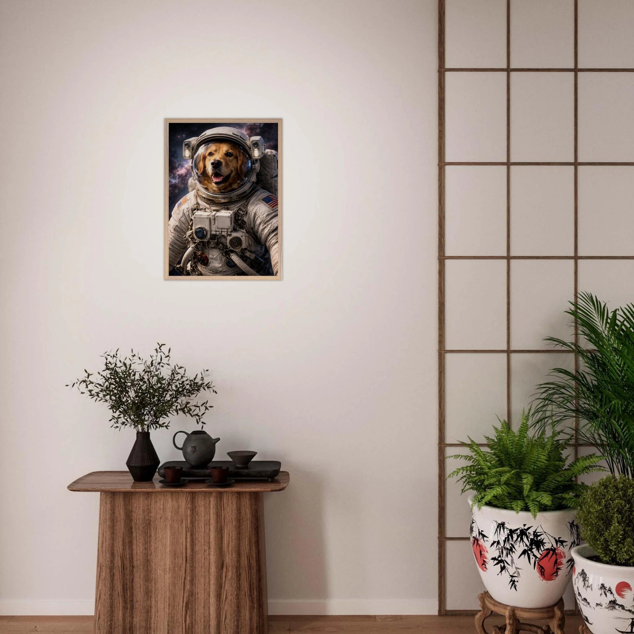 The Astronaut — Gerahmte Kosmos - Erinnerung hinter Plexiglas - FurTales