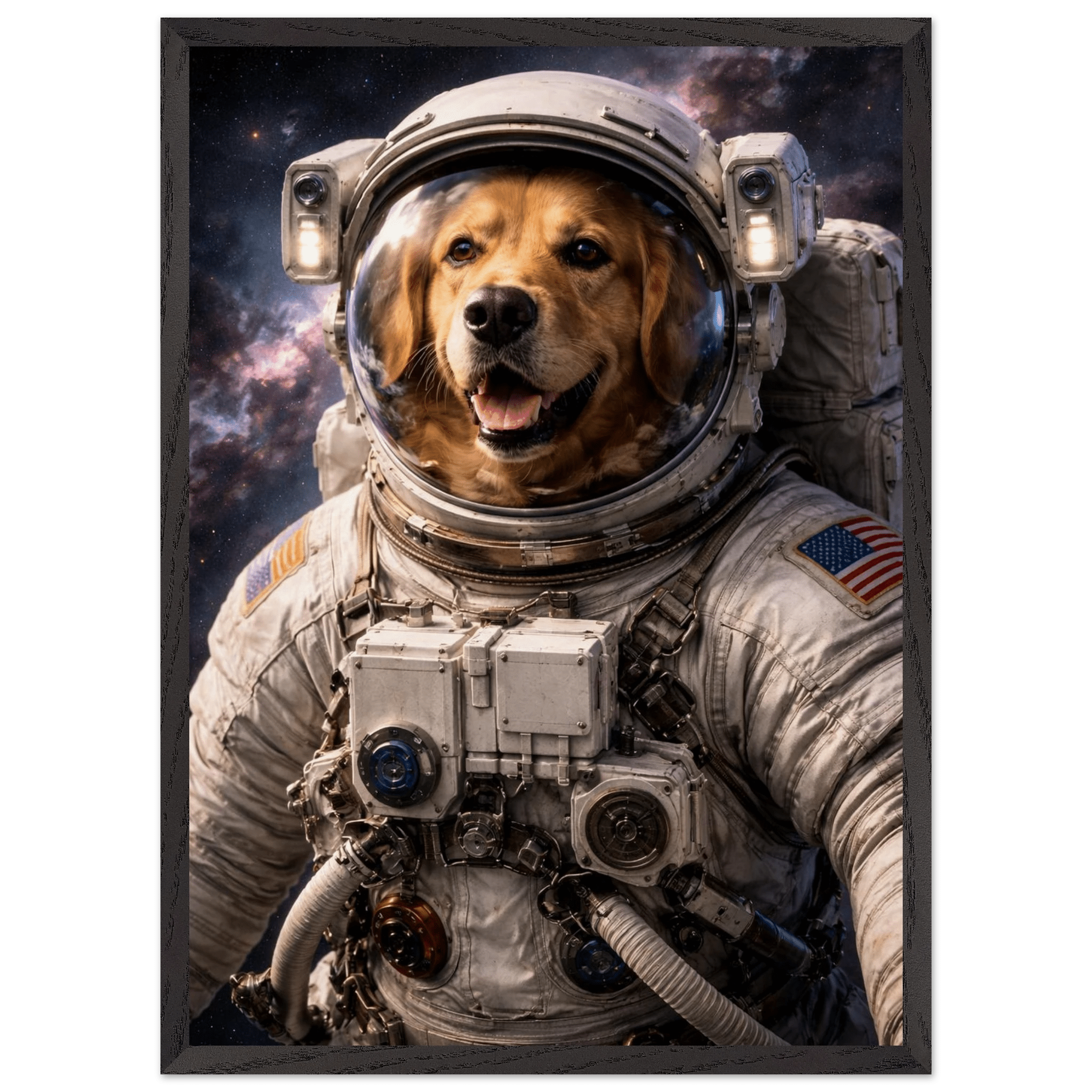 The Astronaut — Gerahmte Kosmos - Erinnerung hinter Plexiglas - FurTales