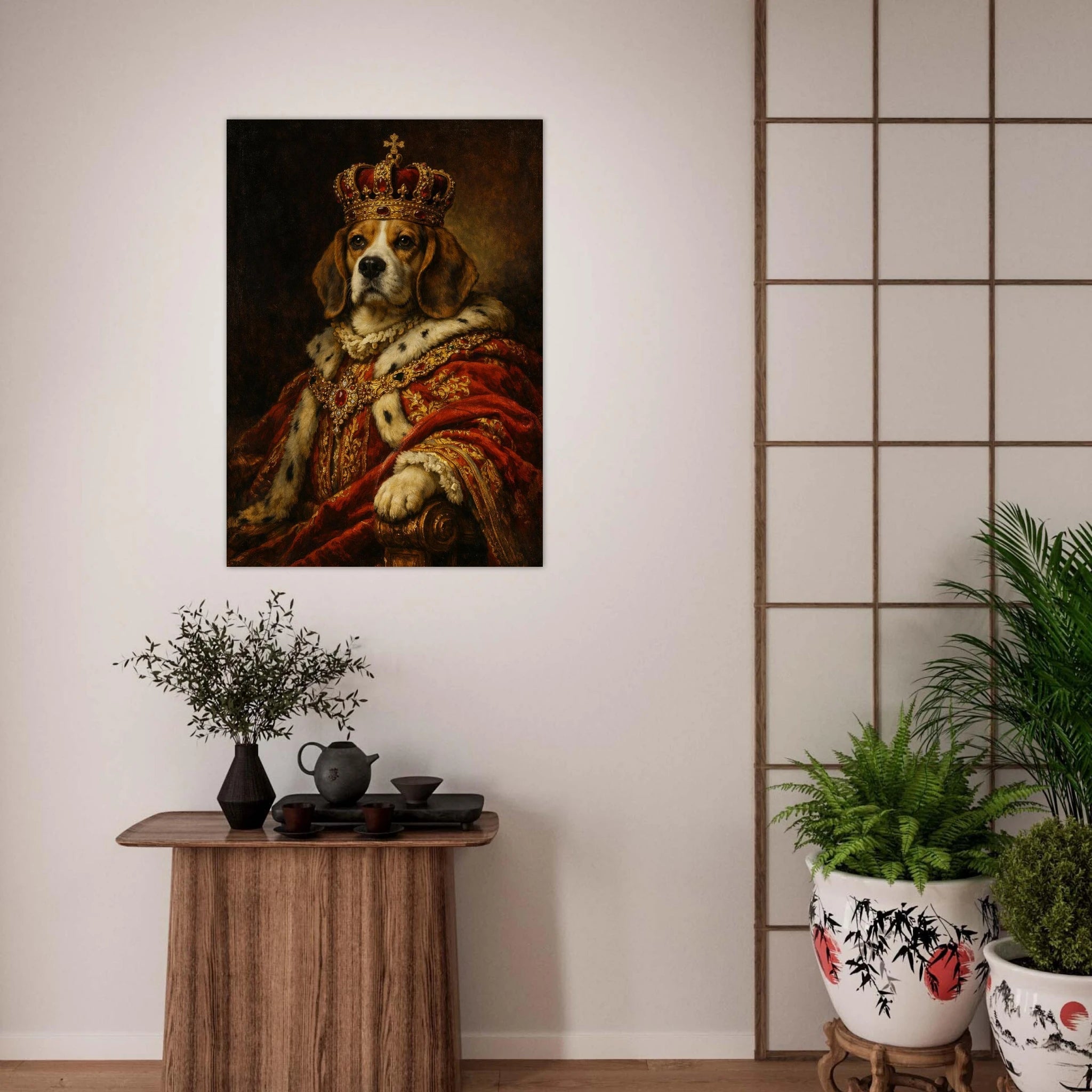 The Royal — Museumsqualität - Poster mit Hermelin und Gold - FurTales